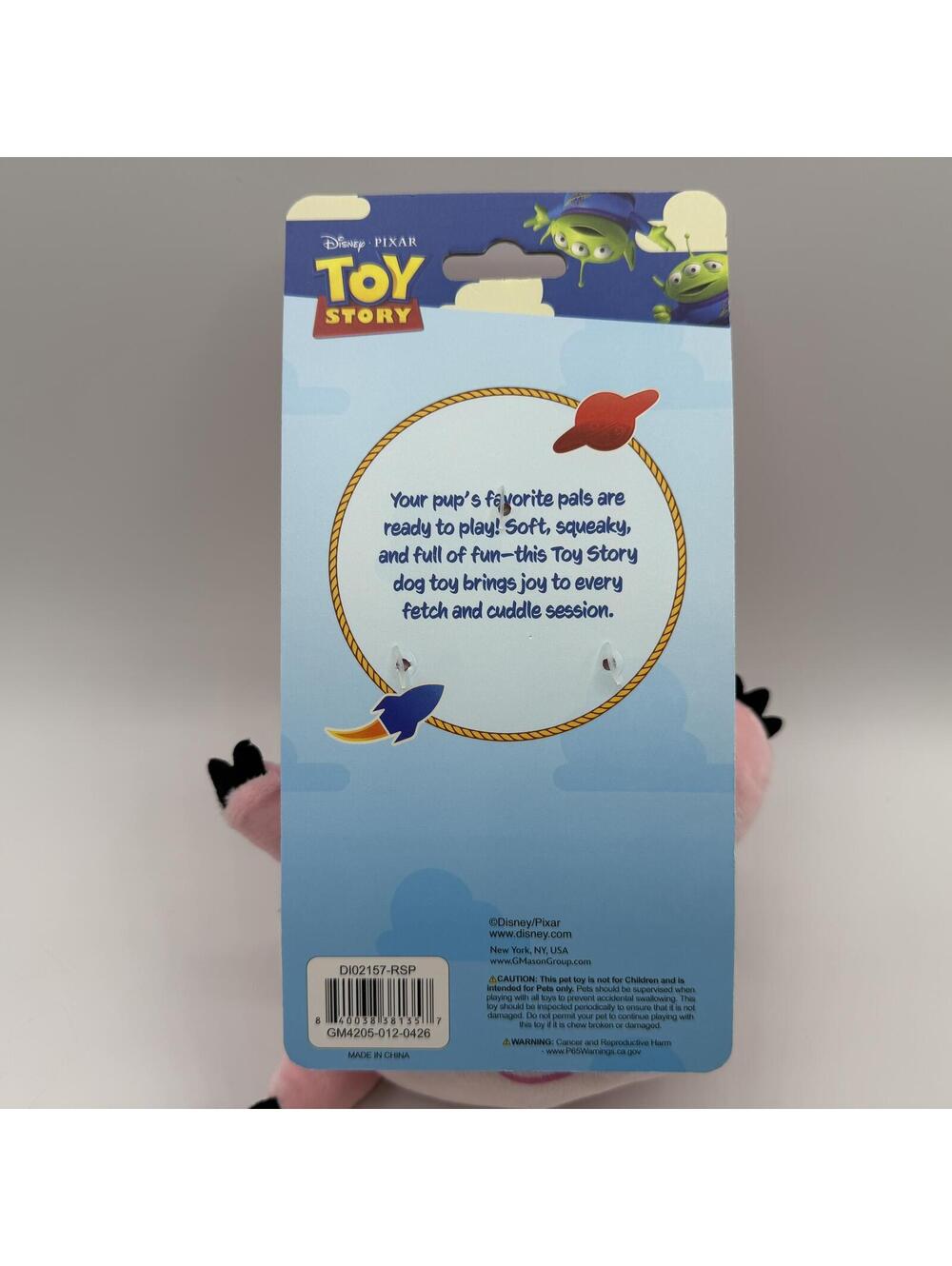 Dog Toy Squeaker Plush Disney Pixar Toy Story Hamm Soft Doll Squeaky NEW - Picture 5 of 10
